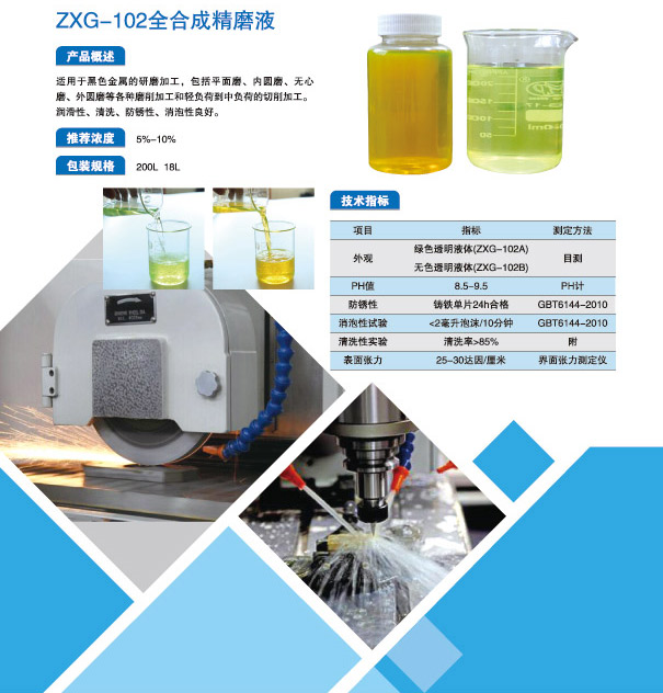 ZXG-102全合成精磨液1