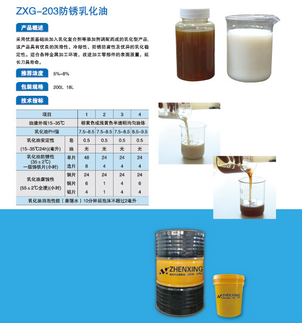 ZXG-203防锈乳化油1