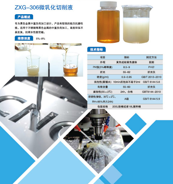 ZXG-306微乳化切削液1
